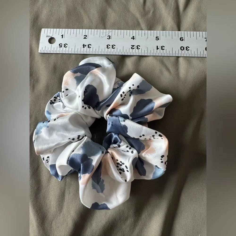 Floral Patterned Scrunchie Handmade
